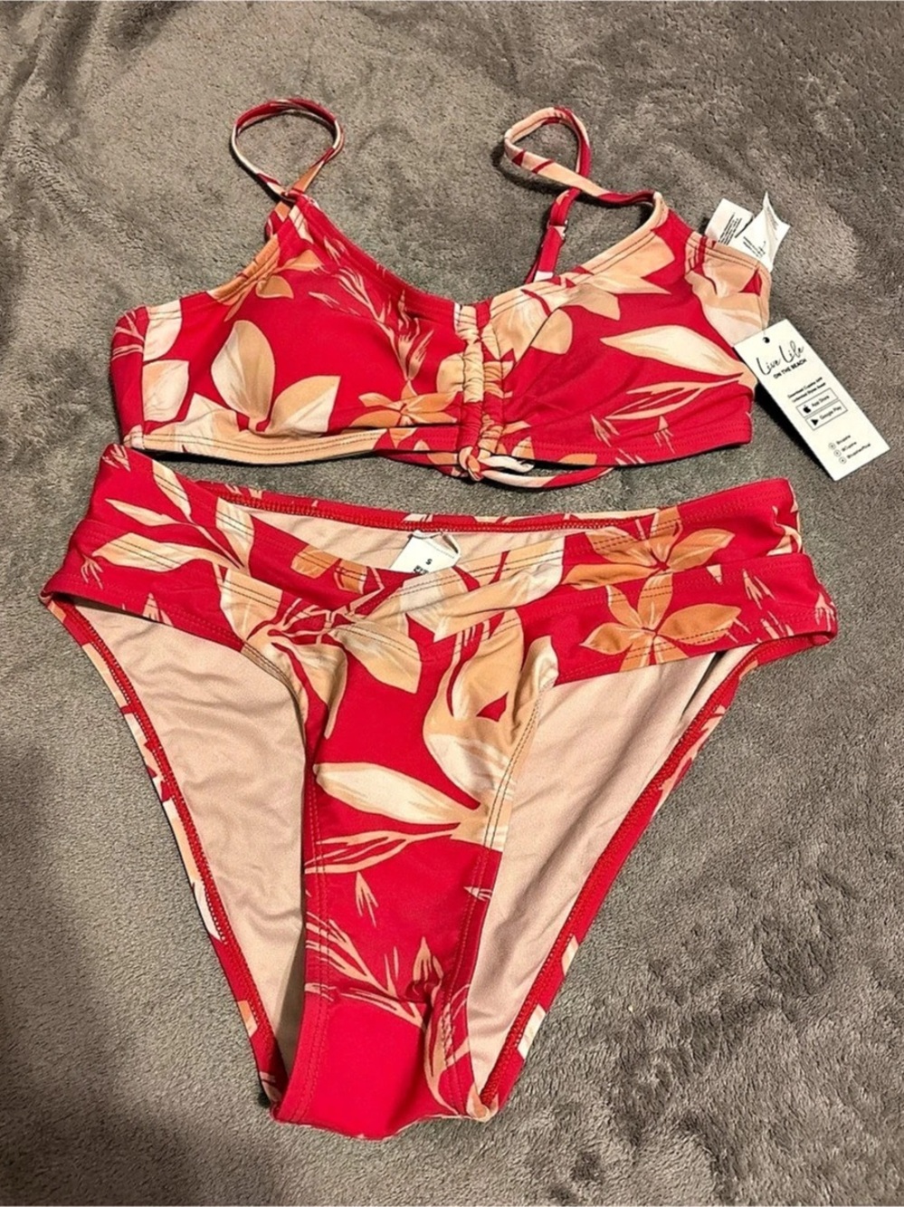 CUPSHE Floral Bikini Set Size Small – NWT